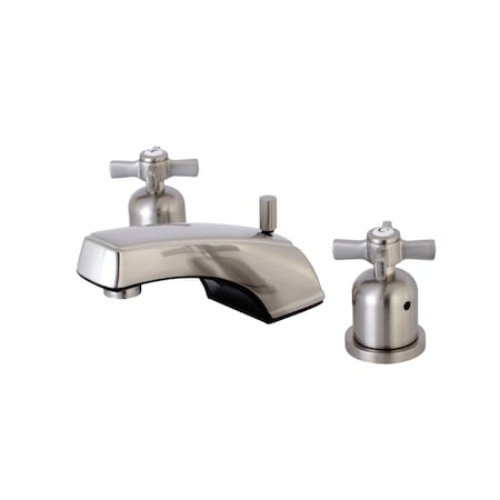 Kingston Brass KB8928ZX 8" Widespread Bathroom Faucet, Brushed Nickel KB8928ZX
